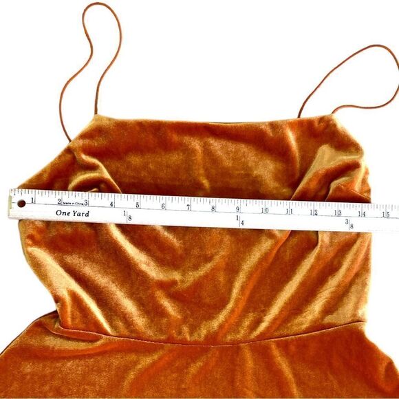 Urban Outfitters Velour Mini Dress M - Picture 9 of 12